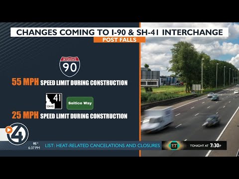 Multi-year construction on I-90 and SH-41 interchange starts August 1