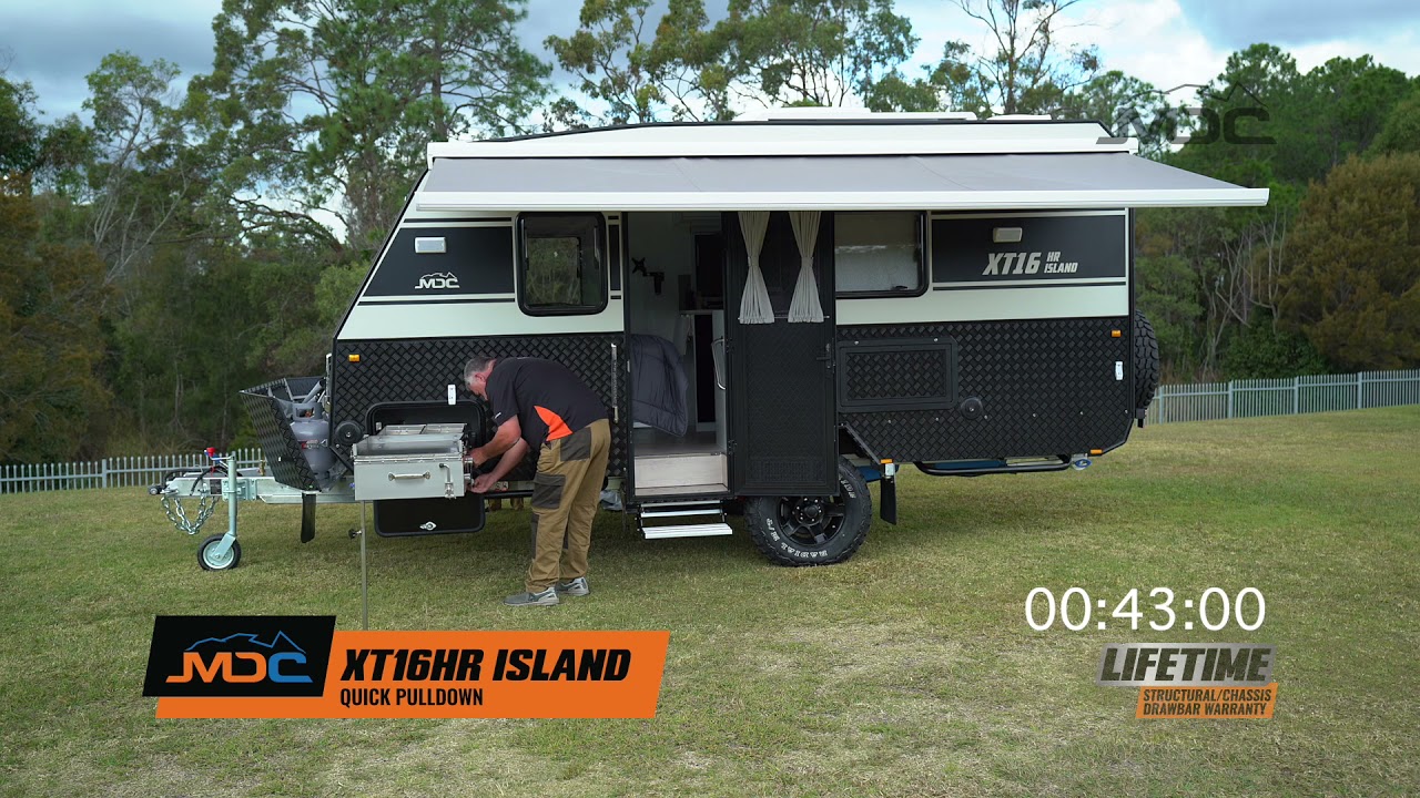 Quick Pack down: MDC XT16HR Island Overlanding Travel Trailer