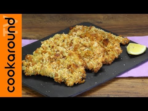 Fettine di vitello impanate al forno