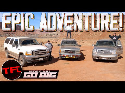 Go Time - Clapped Out Excursion vs Suburban vs Escalade Overland Torture Fest Part 1!