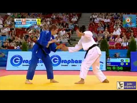 Judo 2013  European Championships Budapest: Robra (SUI) - Graf (AUT) [-70kg] bronze