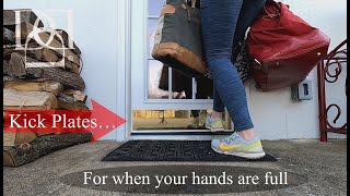 Door Kick Plates by Deck the Door Decor  - Scuff protection