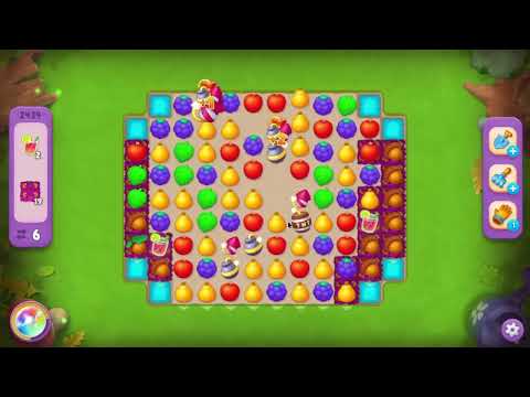 Gardenscapes super hard level 2436 17 moves without booster