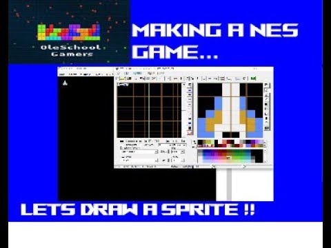 Homebrew - Creating a NES game Vid #3 - Palettes Graphics and code