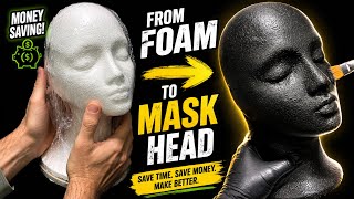 The secret to perfect foam head prep for mask making