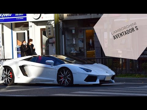 【爆音スタートダッシュ!!!】ランボルギーニのV12サウンド / Lamborghini Aventador's sounds
