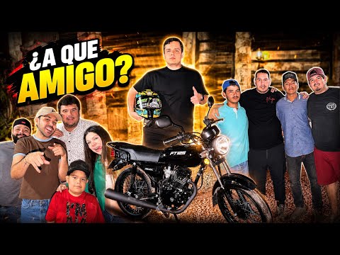 ME LA RIFÉ REGALANDO ESTA MOTO A MI AMIGO | KC |