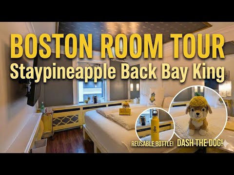 Inside Boston’s Quirkiest Hotel! 🍍Staypineapple Room Tour