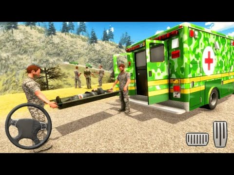 Offroad US Army Ambulance Driving Rescue Simulator Gameplay Android &IOS 2021 | ML Gaming
