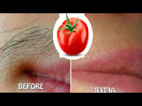 , title : '5 minute Remove unwanted facial and body hair permanent result using tomato'