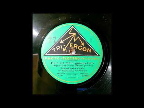 Dein ist mein ganzes Herz (Géza Komor / Kurt Mühlhardt) TRI-ERGON 1930