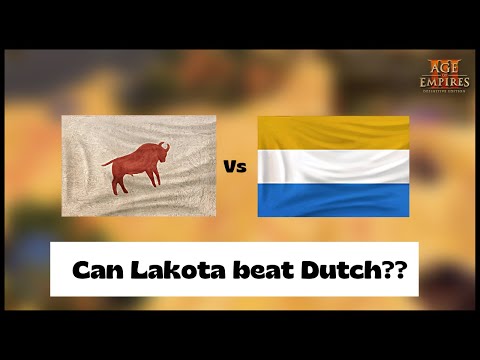 Age of Empires 3- Dutch Vs Lakota | Python vs 黑恶势力黑军师 | Definitive Edition