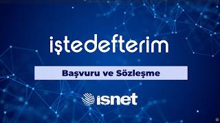 İşteDefterim - Başvuru ve Sözleşme