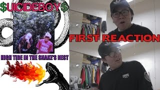 $UICIDEBOY$ HIGH TIDE IN THE SNAKE&#39;S NEST FIRST REACTION