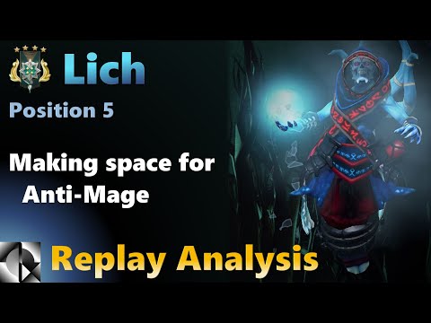 Replay Analysis: Lich 5 Support - Archon 4 | 7.27d