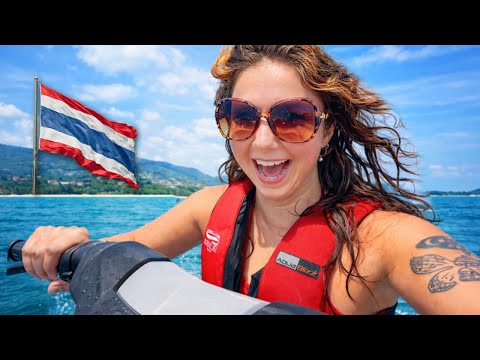 Åker jetski & går på capybara-café 🌱 THAILAND med Erik