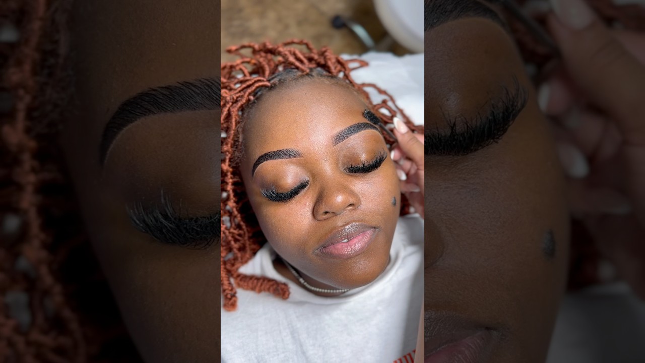 Brow Lamination, Wax, & Tint #eyebrows #brow #browlift #browlamination #esthetician #trending