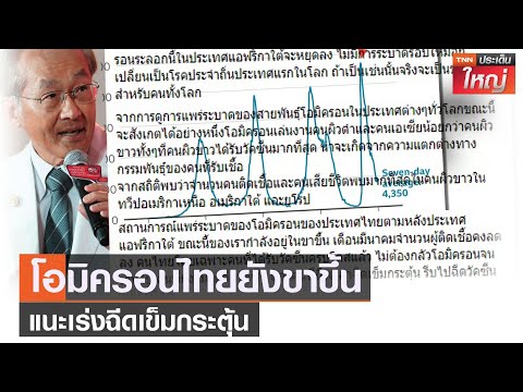 โอมิครอนไทยยังขาขึ้น แนะเร่งฉีดเข็มกระตุ้น | TNN ประเด็นใหญ่ 24 -01- 2565