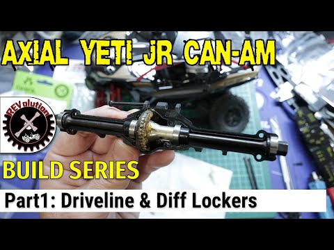 Axial Yeti Jr Can Am Build Series - Part 1 - Driveline Upgrades & Diff Lockers