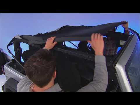Sunrider Soft Top-Take Jeep Wrangler top off on 2018 Jeep Wrangler (JK)