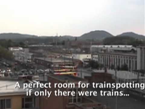 Mons Bergen Trainstation from hotelroom