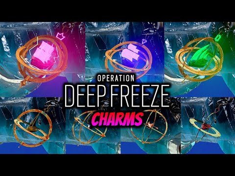 ALL OPERATION DEEP FREEZE *RANKED CHARMS* IN GAME SHOWCASE-RAINBOW SIX SIEGE