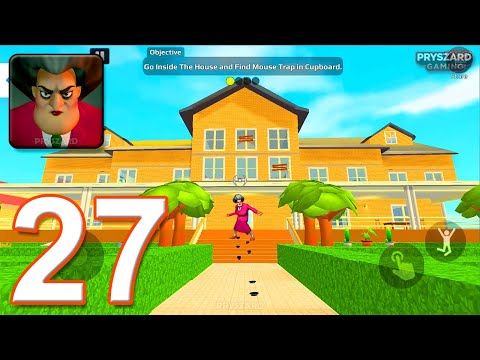 Scary Teacher 3D - (Poki) - Gameplay Walkthrough Part 27 - 3 New Chapters (iOS, Android)
