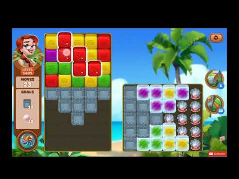 Lost Island Blast Adventure Level 1401 NO BOOSTERS - A S GAMING ✔