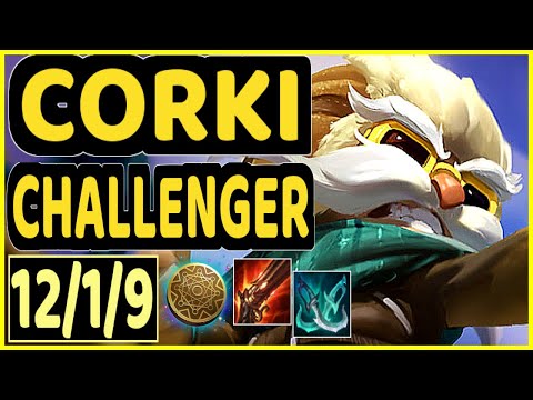 BACA (CORKI) vs LUX - 12/1/9 KDA MID CHALLENGER GAMEPLAY - EUW