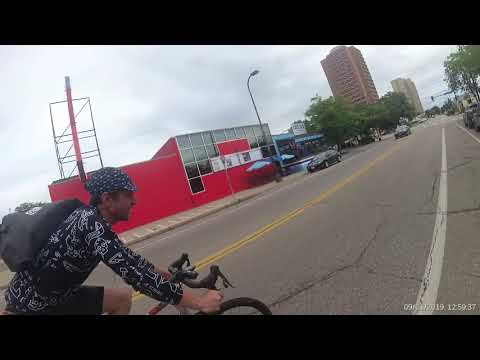 parking in the crosswalk + red light runner