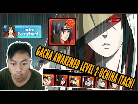 🔥🔥AKHIRNYA GACHA UCHIHA ITACHI AWAKENED LEVEL 2 [LANGSUNG PUSH RANK 1 ARENA] - NARUTO: EPIC NINJA