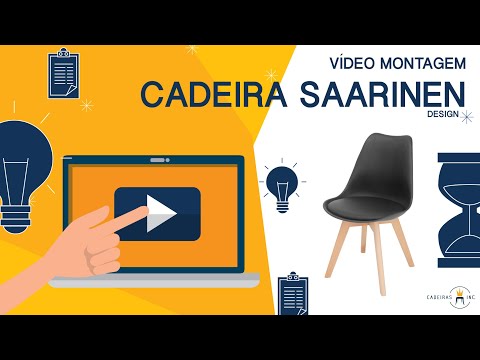 Montagem Da Cadeira Saarinen Design - Cadeiras Inc