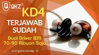 Video thumbnail for Review QKZ KD4 - 3 bulan ++ unboxing, listening experience - review jujur apa adanya. by Serba Kesoy