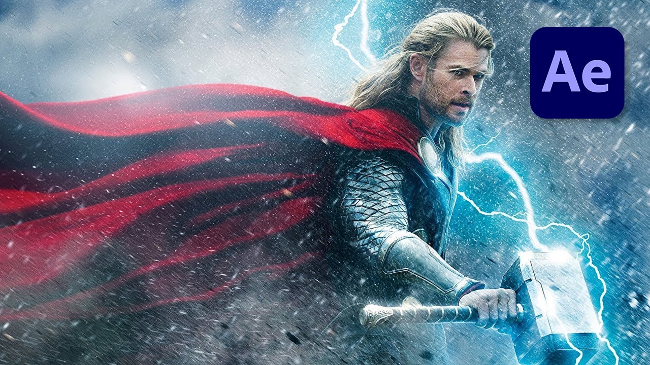 How To Create The Thor Hammer Lightning Strike Effect in After Effects