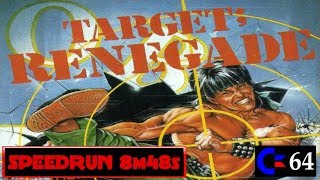 TARGET RENEGADE - SPEEDRUN 8m48s (C64)
