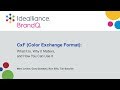CxF (Color Exchange Format) | A BrandQ® Webinar