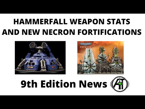 New Necron Terrain - 'Convergence of Dominion' and Hammerfall Drop Turret Weapons Previewed!