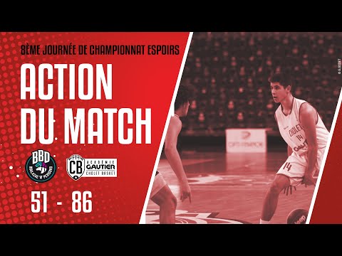 Action du Match Boulazac vs Académie Gautier CB