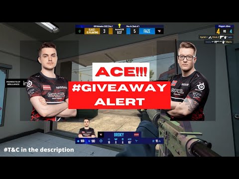 FAZE BROKY & RAIN ACE - IEM KATOWICE 2022 ! #GIVEAWAY1000SUBSRIBERS