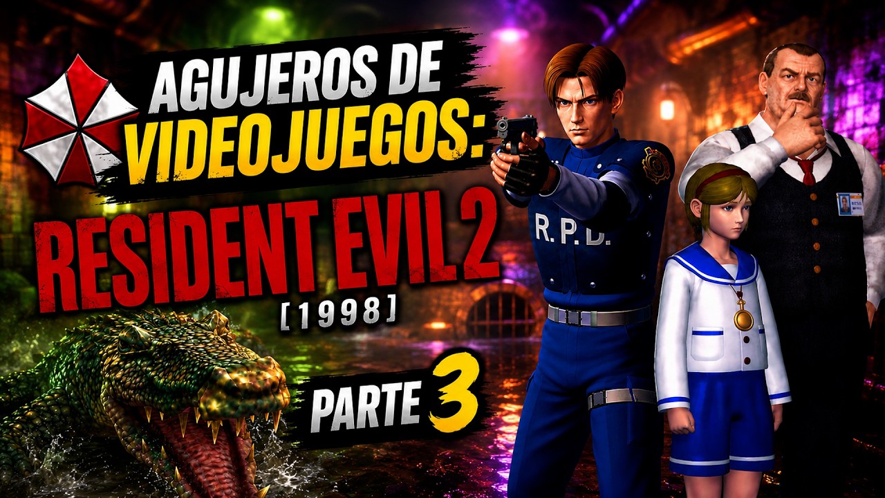 Agujeros de Videojuegos: RESIDENT EVIL 2 (1998) PARTE 3 (Errores, review, análisis y resumen)