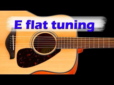E Flat Tuning  - half step down - Eb tuning or D# tuning