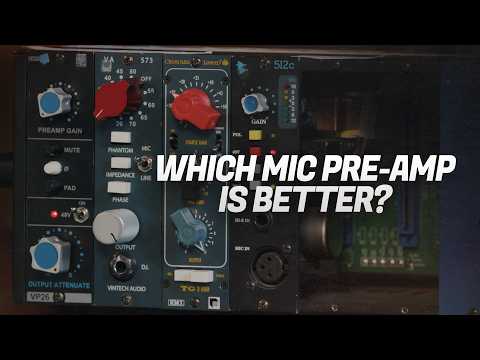 PreAmps Are The Secret to PRO Recordings