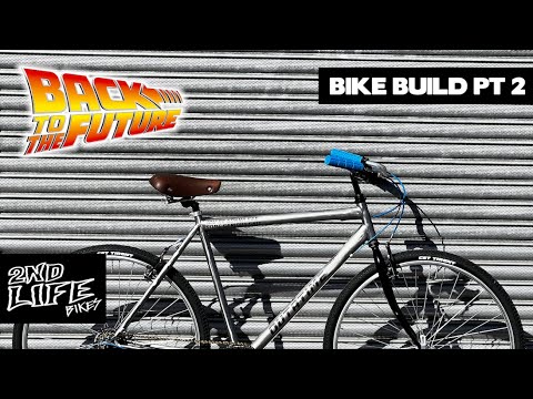 Back to The Future Themed bike Part 2! - Dad Bike Restoration  -  Commuter cruiser vintage bike