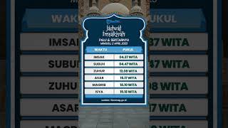 RAMADHAN 2023: Jadwal Imsakiyah Minggu, 2 April 2023 untuk Kota Palu Sulawesi Tengah