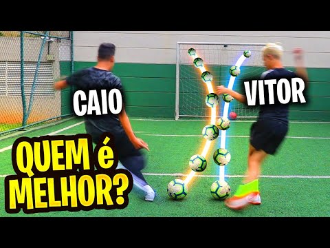DESAFIO DO TRAVESSÃO - QUEM É MELHOR? (CAIO LO vs VITOR LO) #1