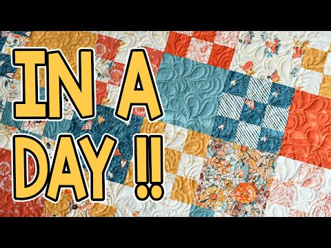Garden Games | Layer Cake ONLY Pattern | Quick and Easy Quilt Pattern!