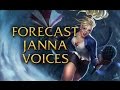 LoL Voices - Forecast Janna - All 17 languages