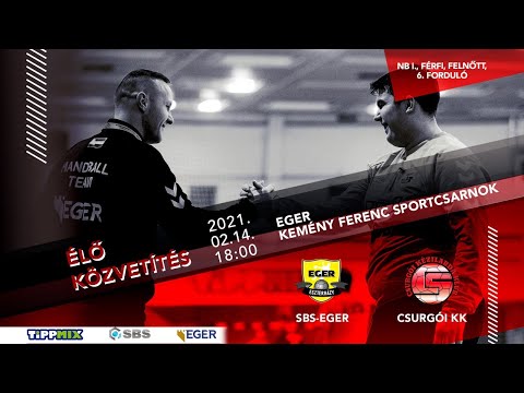 SBS-Eger- Csurgói KK NB I-es bajnoki mérkőzés - az MTVA engedélyével
