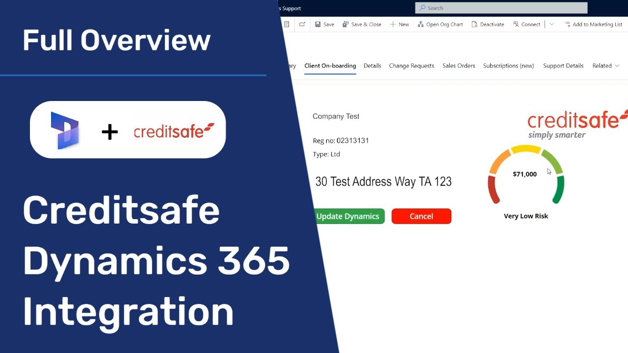 Creditsafe Dynamics 365 Integration