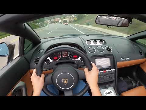 Supercharged Lamborghini Gallardo Spyder (POV TEST DRIVE)